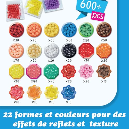 Aquabeads Le kit Super Mario Kit de loisirs créatifs Activité manuelle enfants en toute autonomie Coffret de perles qui collent avec de 'eau Jouet enfant et + 31946 - vue 4