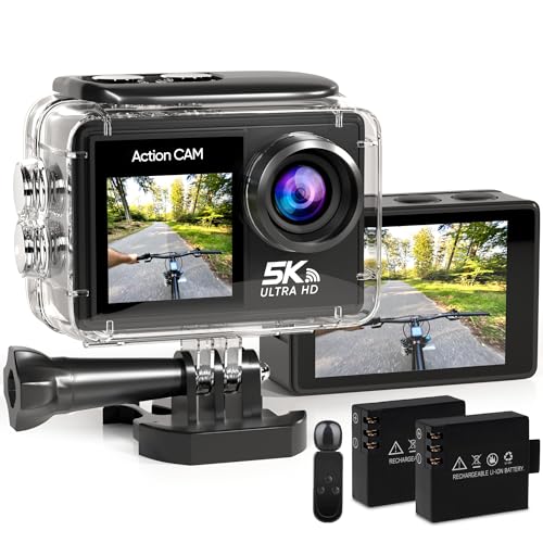 Strex Action Cam 5K 50MP - 60FPS / 30M Wasserdicht/WiFi - Touchscreen – Externes Mikrofon - Inklusive Zubehör - Action Kamera - Unterwasserkamera Strex Action Cam 5K 50MP - 60FPS / 30M Wasserdicht/WiFi - Touchscreen – Externes Mikrofon - Inklusive Zubehör - Action Kamera - Unterwasserkamera