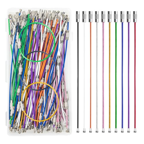 Porte-clés en fil d'acier robuste et connectable pour organiser vos bagages