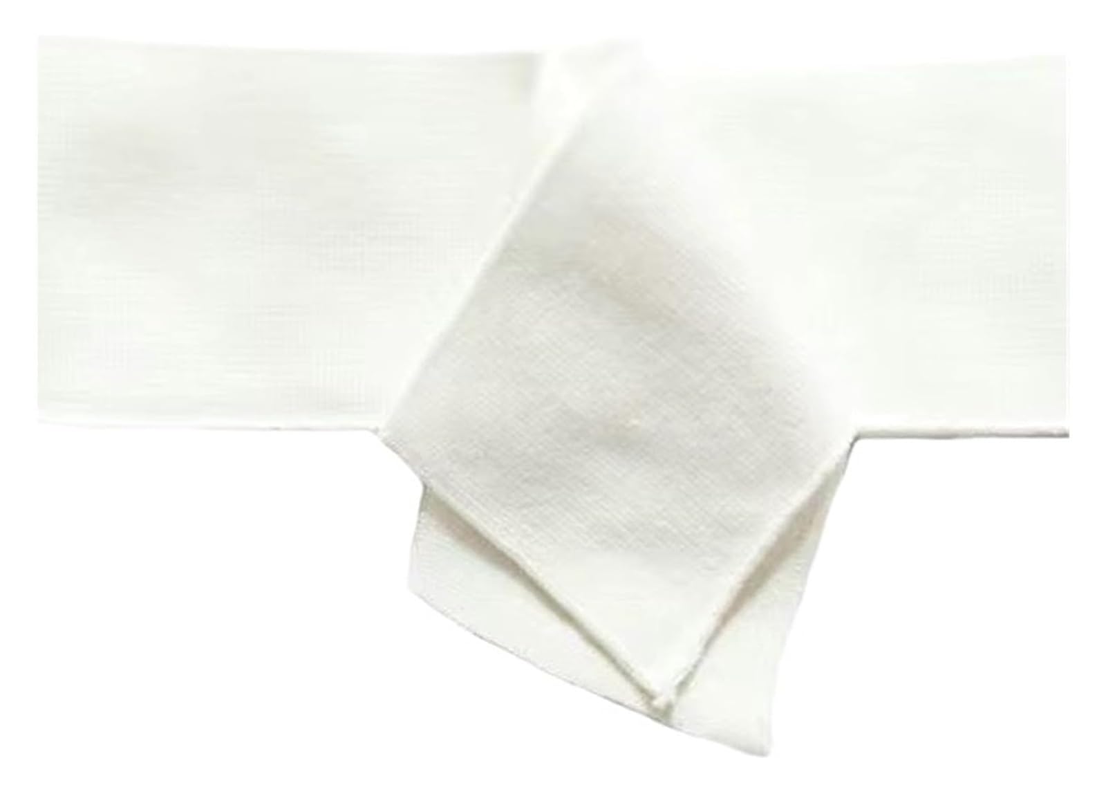 Rib Knit Cuff, Elastic Ribbed Cuffs Neckline Multicolor 86x6cm Pure Cotton Knit Fabric(Ivory)