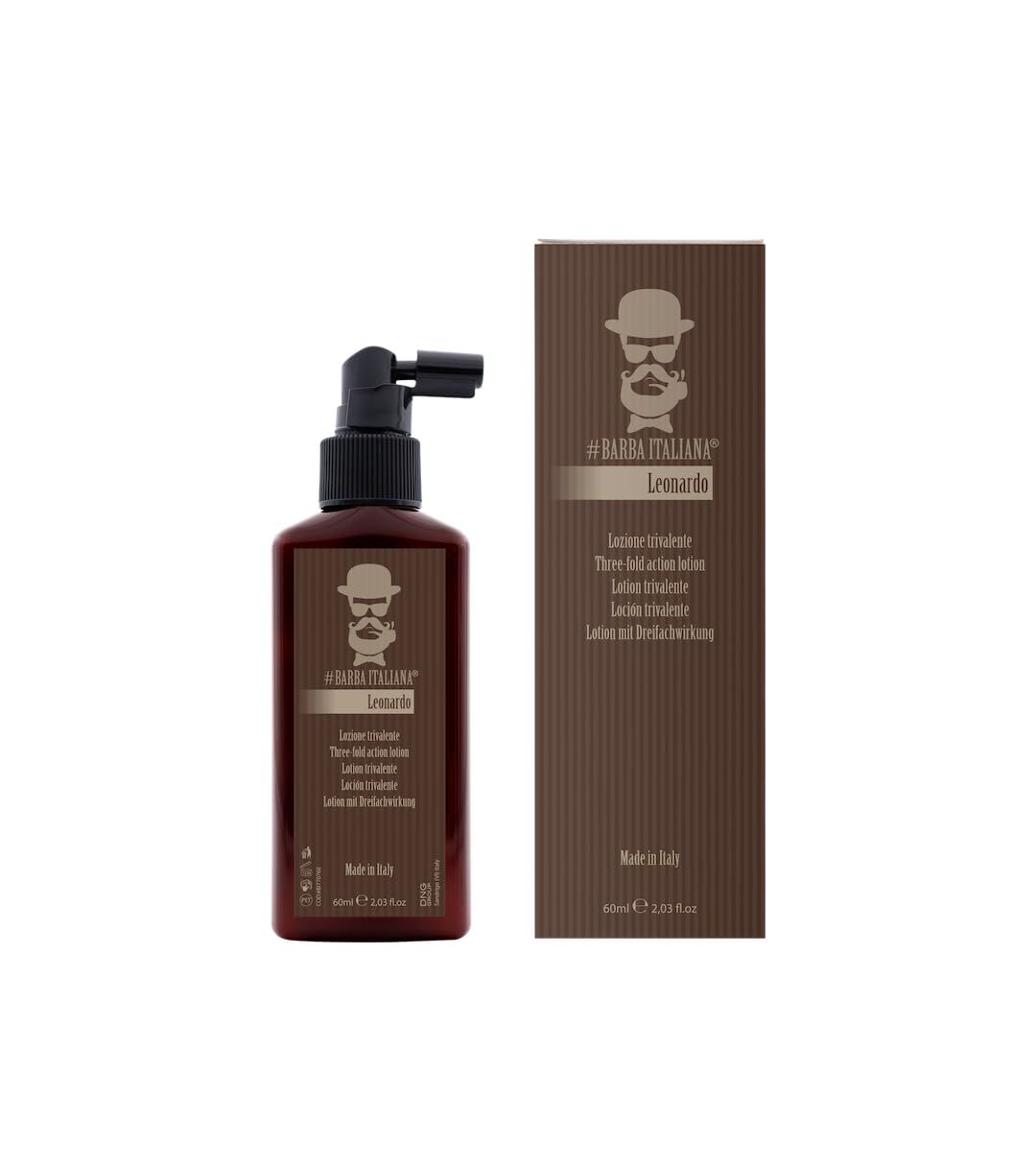 Amazon.com: Barba Italiana Leonardo Trivalent Lotion for Men 60ml