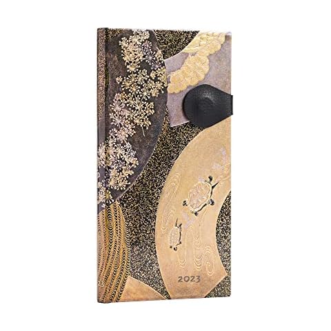Paperblanks 12 Month Planners 2023 Ougi | Horizontal | Slim (95 × 180 mm) Cover