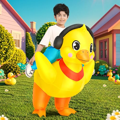 Disfraz inflable de pato para niños Halloween miniatura 6