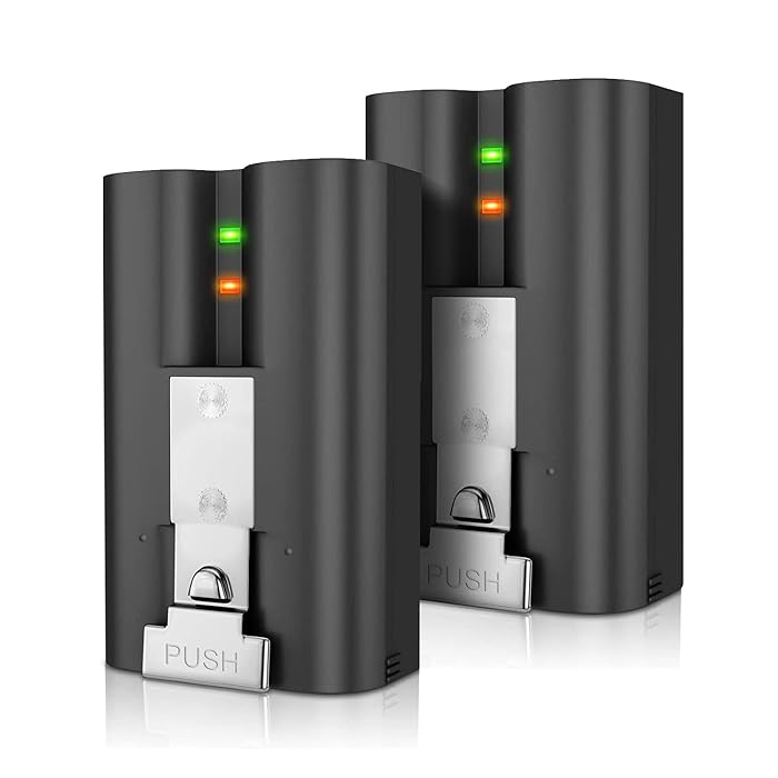 Buy 2 Packs 6040mAh Replacement Battery Compatible with RingDoorbell