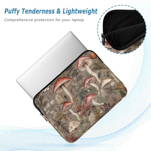 Funda para laptop 13-14 pulgadas Mushrooms impermeable miniatura 5