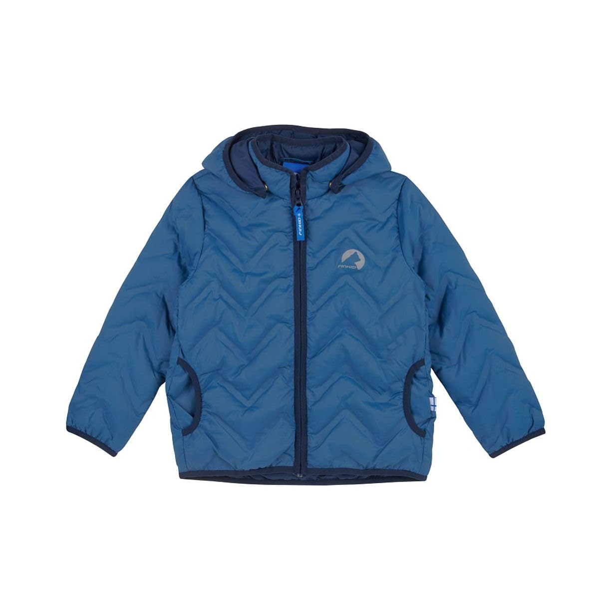 Finkid Baby Mädchen Jacke VANUKAS AIR 8000021 in blau, Kleidergröße:90, Farbe:Blau