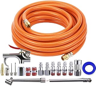 Tool Daily Air Compressor Kit, 3/8 Inch X 25 FT Hose, 18 Pieces