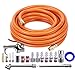 Tool Daily Air Compressor Kit, 3/8 Inch X 25 FT Hose, 18 Pieces Air Tool Accessories, 1/4 Inch Fitting