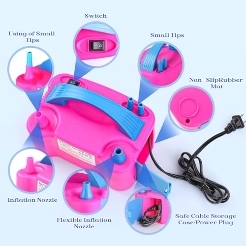 Voircoloria VOIRCOLORIA2024032001 Balloon Arch Kit With Balloon Pump Electric thumb #2