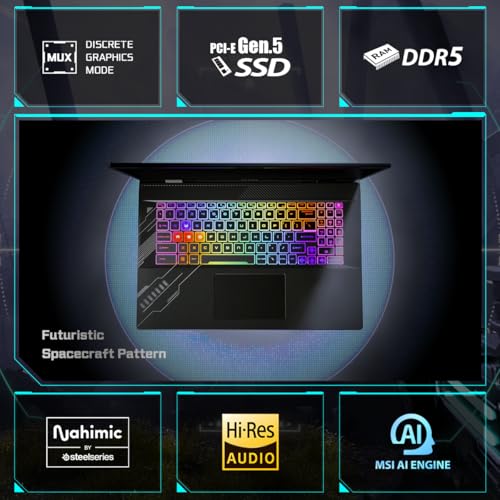 Image of MSI Crosshair 16 HX, Intel 14th Gen. Core i7 14650HX, 41CM QHD+ 240HzGaming Laptop(16GB /1TB NVMe SSD /Windows 11 Home /Nvidia GeForce RTX 4060, 8GB GDDR6 /Cosmos Gray /2.5Kg), D14VFKG-452IN