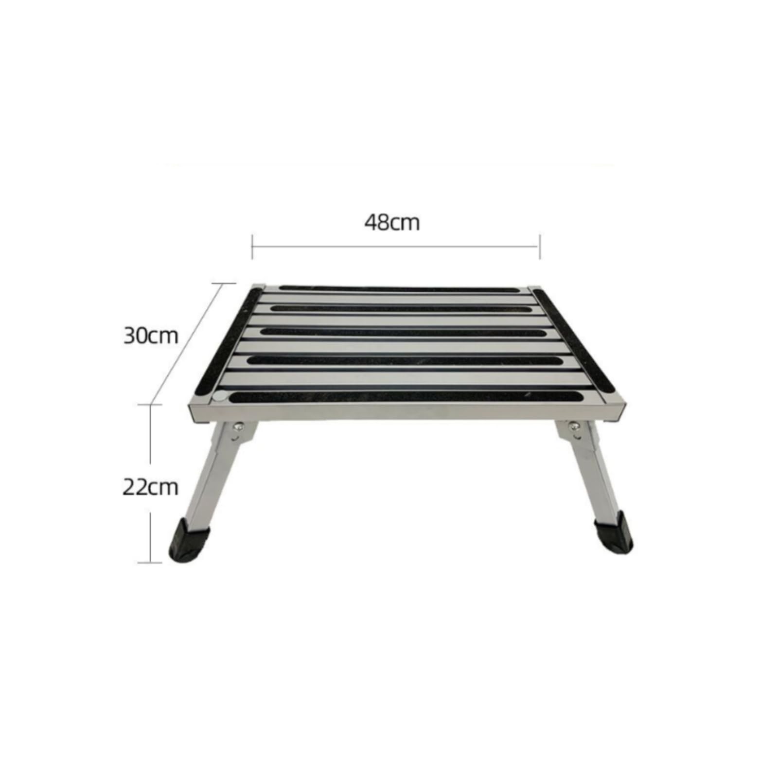 Taburete Plegable de Limpieza Banco Escalón Asiento con Superficie Antideslizante y Patas Estables Estructura de Metal Resistente y Diseño Compacto