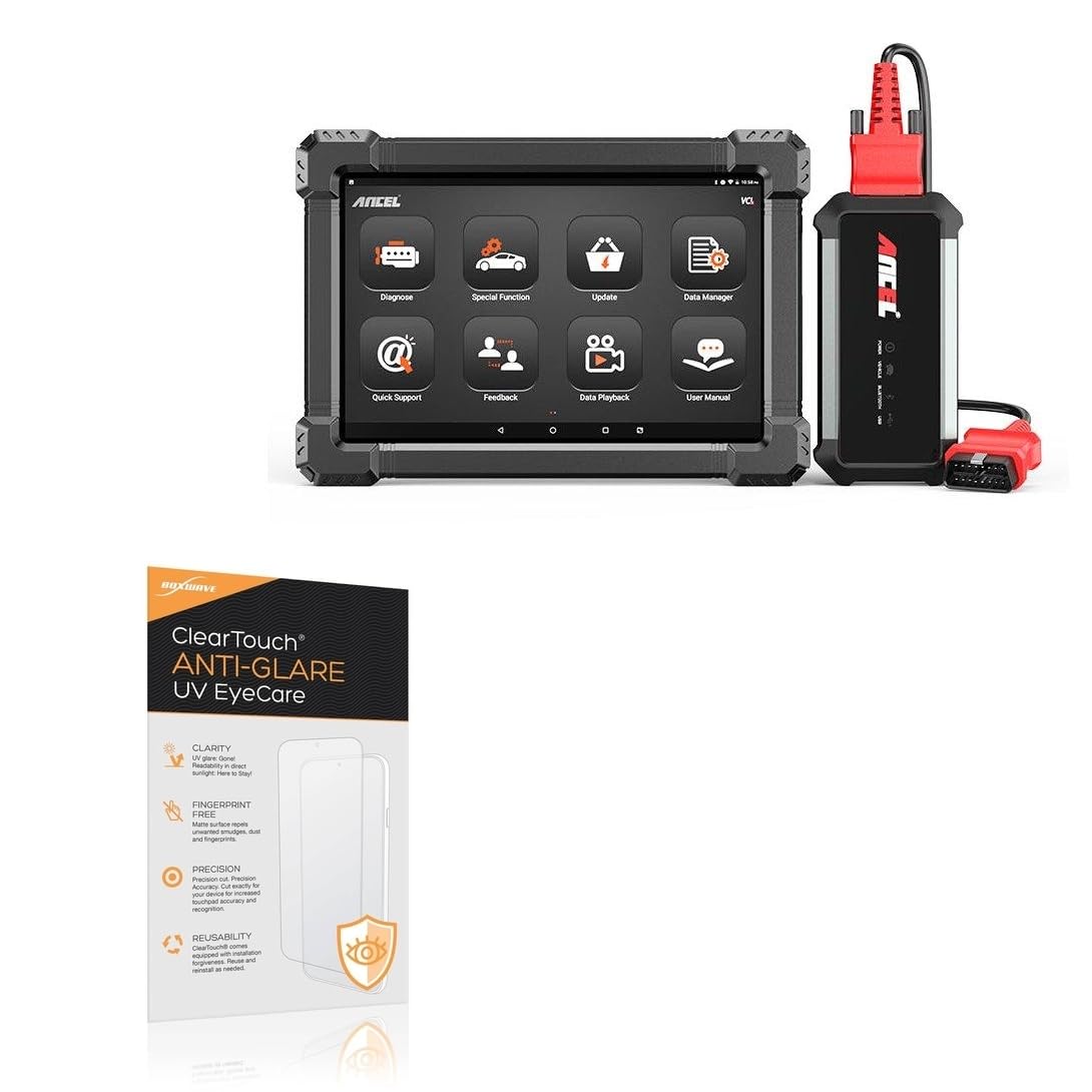 BoxWave Screen Protector Compatible With Ancel X7 (10.1 in) - ClearTouch Anti-Glare Anti-UV EyeCare (2-Pack), Filters out Harmful Blue Light Reduce Fatigue