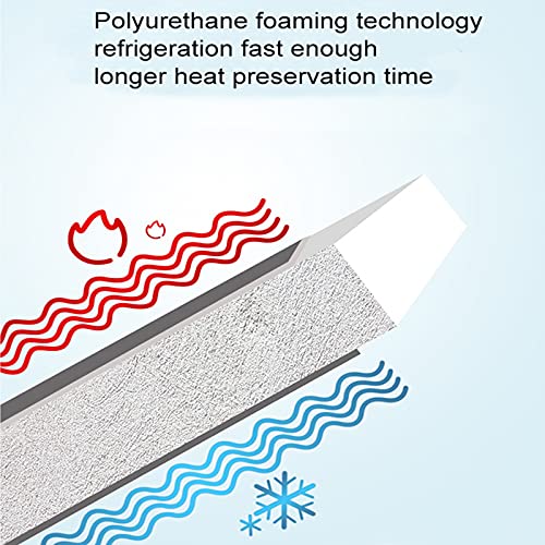 Mini Koelkast, 20L Twodoor Drie-Core Vriezer/Grote capaciteit, Smart Touchscreen/Verwarming en Koeling Verstelbare besturing, Geschikt voor auto/familie/reizen,Goud - Afbeelding 8