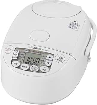 Amazon | 象印マホービン 炊飯器 5.5合 ホワイト NW-VJ10-WA | 象印