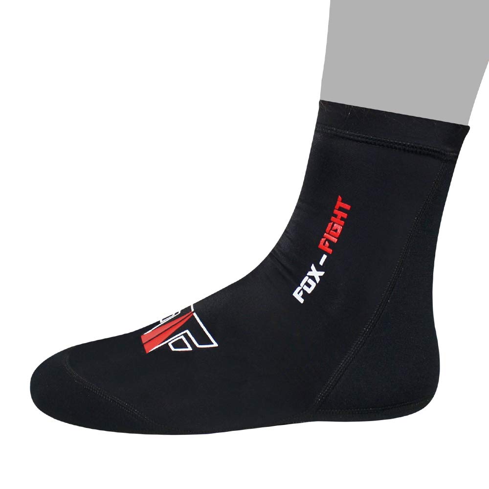 FOX-FIGHT Chaussettes antidérapantes MMA de qualité supérieure - Chaussettes de sport antidérapantes - Muay Thai Kickboxing - Freefight - Arts martiaux - BJJ - Sport - Pour homme et femme