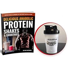 CRITICAL BENCH.COM Pure Protein Shakes Recipe Book & Shaker Cup Delicious Anabolic Protein Shakes & Smoothies