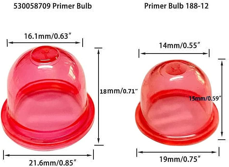Miniatura 5 de Filtro de combustible de 4 pies de 4 tamaños para Zama Craftman Ryobi Homelite Husqvarna Poulan carburador motosierra soplador de malezas motor