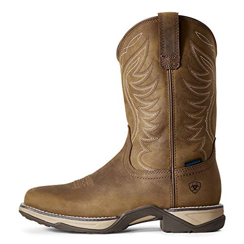 Ariat Womens Anthem Waterproof Western Boot Distressed Brown 7.5 #TOP1