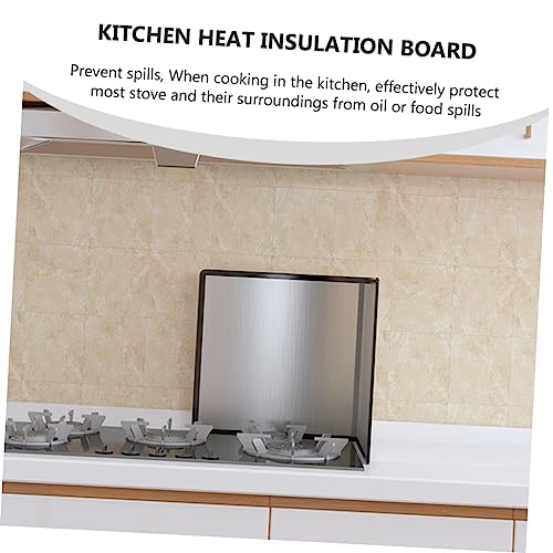 RORPOIR Kitchen Oil Baffle Board Heat Insulation Plate for Stove Oil Splash Guard Frying Pan Splatter Shield Cooking Oil Baffle Protector Grease Trap Kitchen Cooking Gadgets - Image 2