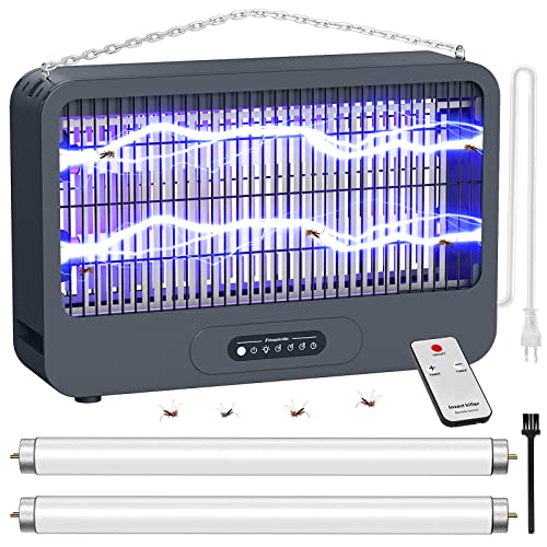 Insektenvernichter Elektrisch 2 Stück, Mückenlampe Mit UV Licht, Plug-in-Blaulicht Insektenfalle Keine Giftigen Chemikalien, Tragbarer Fliegenfalle Innenbereich Für Küche, Schlafzimmer - Foto 11