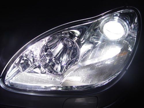 econoLED D2C D2S D2R 10000K Xenon HID Replacement Bulbs Metal Chassis Diamond White 35W 12V Car Auto Headlight Lamps Head Lights