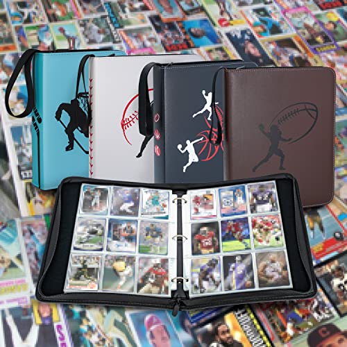 Clovercat 9 Pocket Waterproof Trading Card Binder, Trading Album Display Holder, Expandable, 720 Double Sided Pocket Album, Compatible With Gaming Cards, Yugioh, Mtg And Other Tcg #TOP5