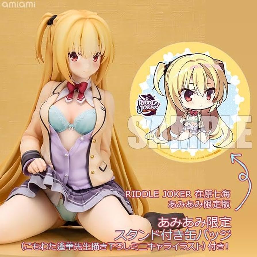 RIDDLE JOKER 在原七海 1/3.5 あみあみ限定版缶バッジ付