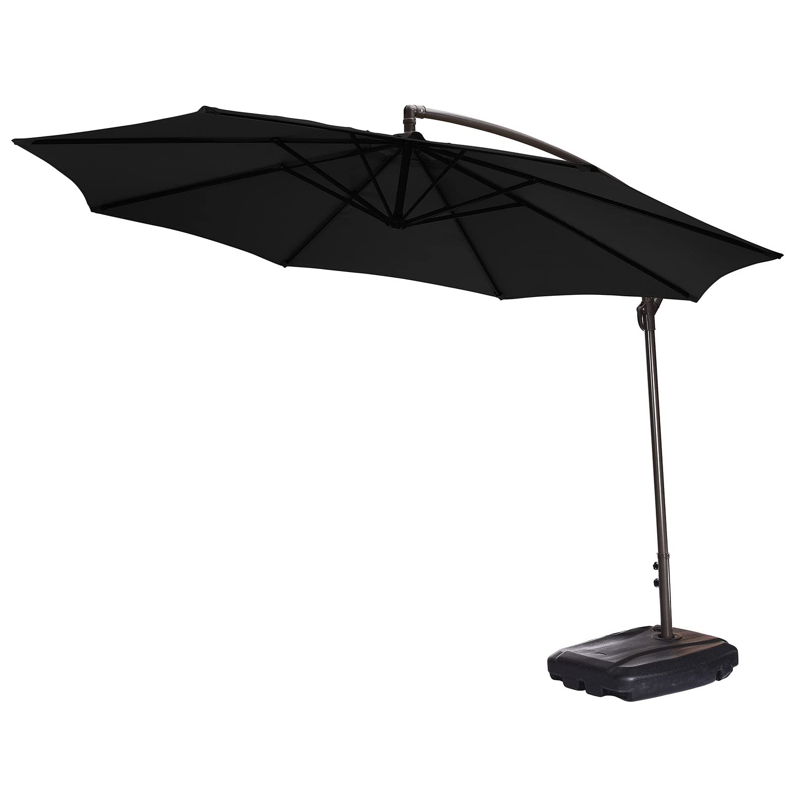 Wodoodporny pokrowiec na parasol ogrodowy na 8 ramion, zapasowy pokrowiec do ogrodu, tkanina poliestrowa, chroni parasol tarasowy przed deszczem i słońcem (tylko baldachim)