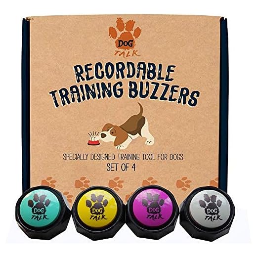Opneembare trainingszoemers - spraaktrainingsknoppen voor honden en puppy's. Train je hond gemakkelijk om op knoppen te drukken en te zeggen wat ze willen. (4 stuks)