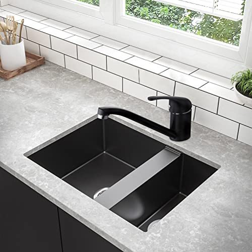 Home Range™ Black Kitchen Sink Mixer Tap, 260 (L) x 60 (W) x 130 (H) - Image 4