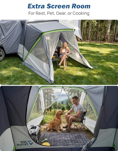 JOYTUTUS SUV Tent with 2 Rooms