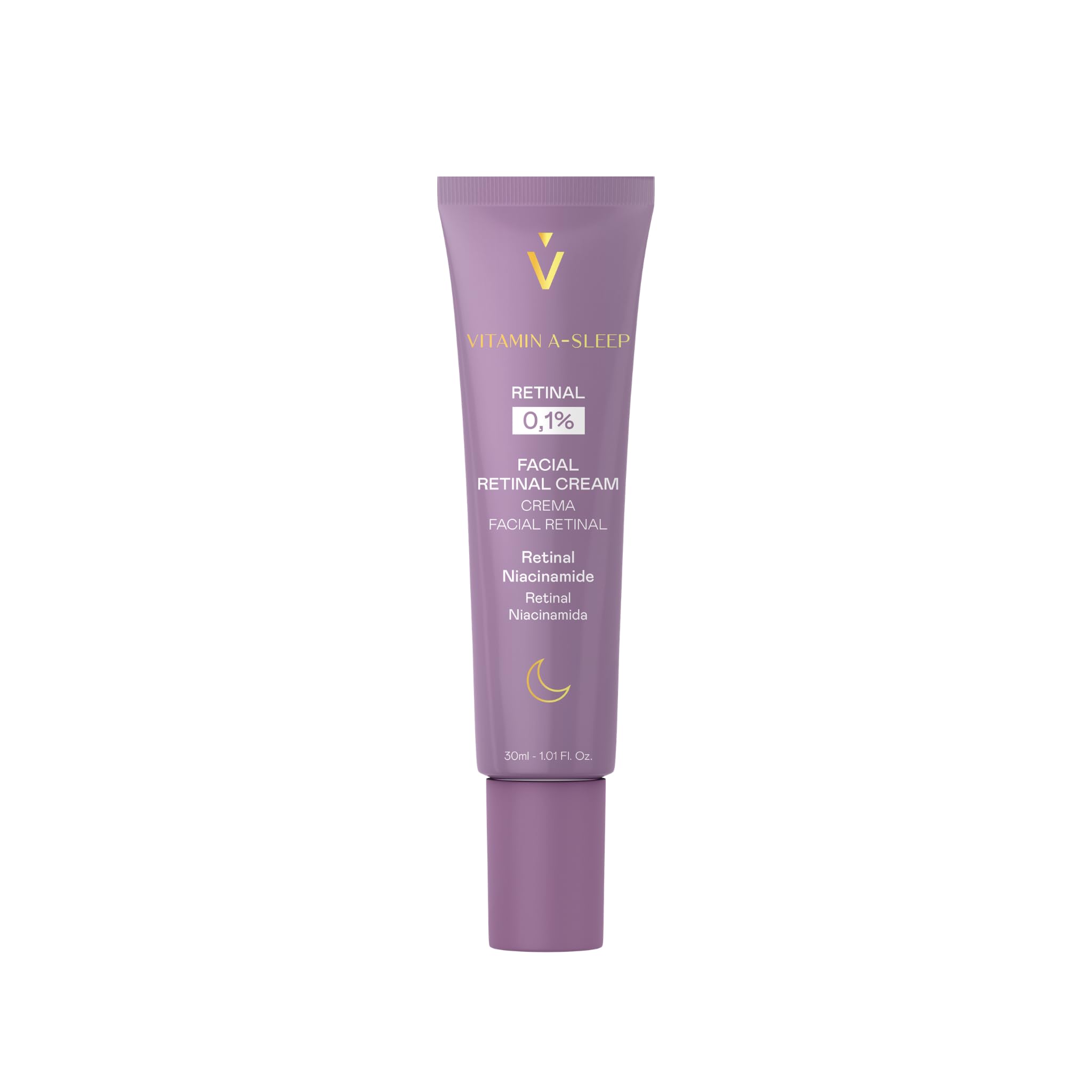 VALQUER Retinal Nachtcreme 0,1% Vitamin A-Sleep | 30 ml | Anti-Aging Pflege mit Niacinamid | Anti-Falten & Straffende Wirkung für Ebenmäßigen Teint | Vegan
