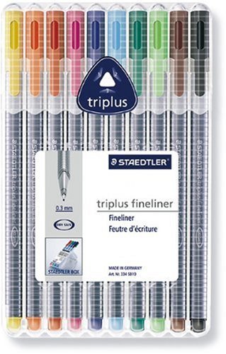 Amazon | ステッドラー 334 SB10 トリプラス ファインライナー 細書き