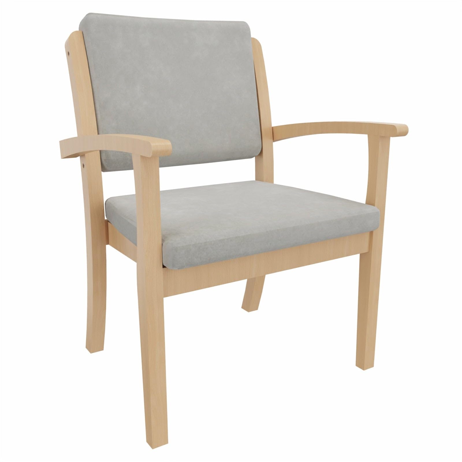 Schwerlaststuhl Alexander XXL – Stuhl mit Armlehnen für Schwergewichtige bis 250 kg – 52cm Sitzhöhe