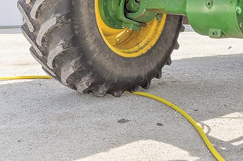 Dramm ColorStorm Premium Rubber Garden Hose, No Kink, Leak Proof Water Hose, Male Female Fittings, Made in USA, Hot & Cold Resistant, 518 Burst PSI, Yellow, 3/4"x100' - Image 6