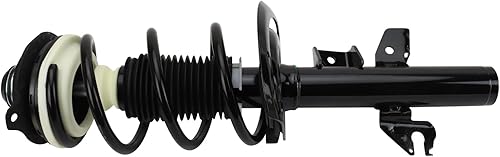 Miniatura 1382 de TRQ Kit de suspensión delantera, conjunto de amortiguadores y resortes, barra estabilizadora, enlace estabilizador compatible con Chevrolet