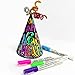 Kassa 10-Pack Neon Multicolor Chalk Markers | Includes Reversible Bullet & Chisel Tips | Works on Chalkboards, Windows, Glass or Mirrors |Ideal for Use at Home, & Office