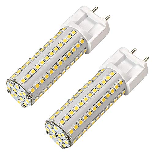 Preisvergleich Produktbild MENGS 2-er Pack LED Lampe G12 Brine 10W LED Mais Licht 80W Halogen Glühlampe Äquivalent, 360 Grad Öffnungswinkel 4000K Neutralweiß 800lm AC 85-265V 108x 2835 SMD