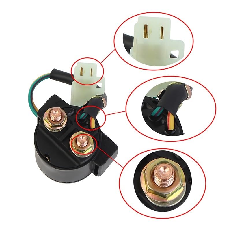 Motociclo Relè Avviamento Solenoide Del Relè Di Avviamento Per Per TIMBERWOLF 250 YFB250 Per TRAILWAY TW200 TW 200 TRI MOTO 200 YTM200 225 YTM225 1200
