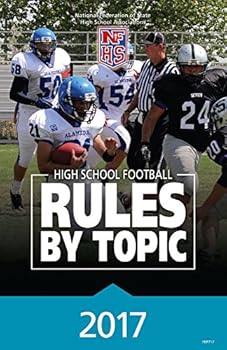 Perfect Paperback 2017 NFHS High School Football Rules by Topic Book