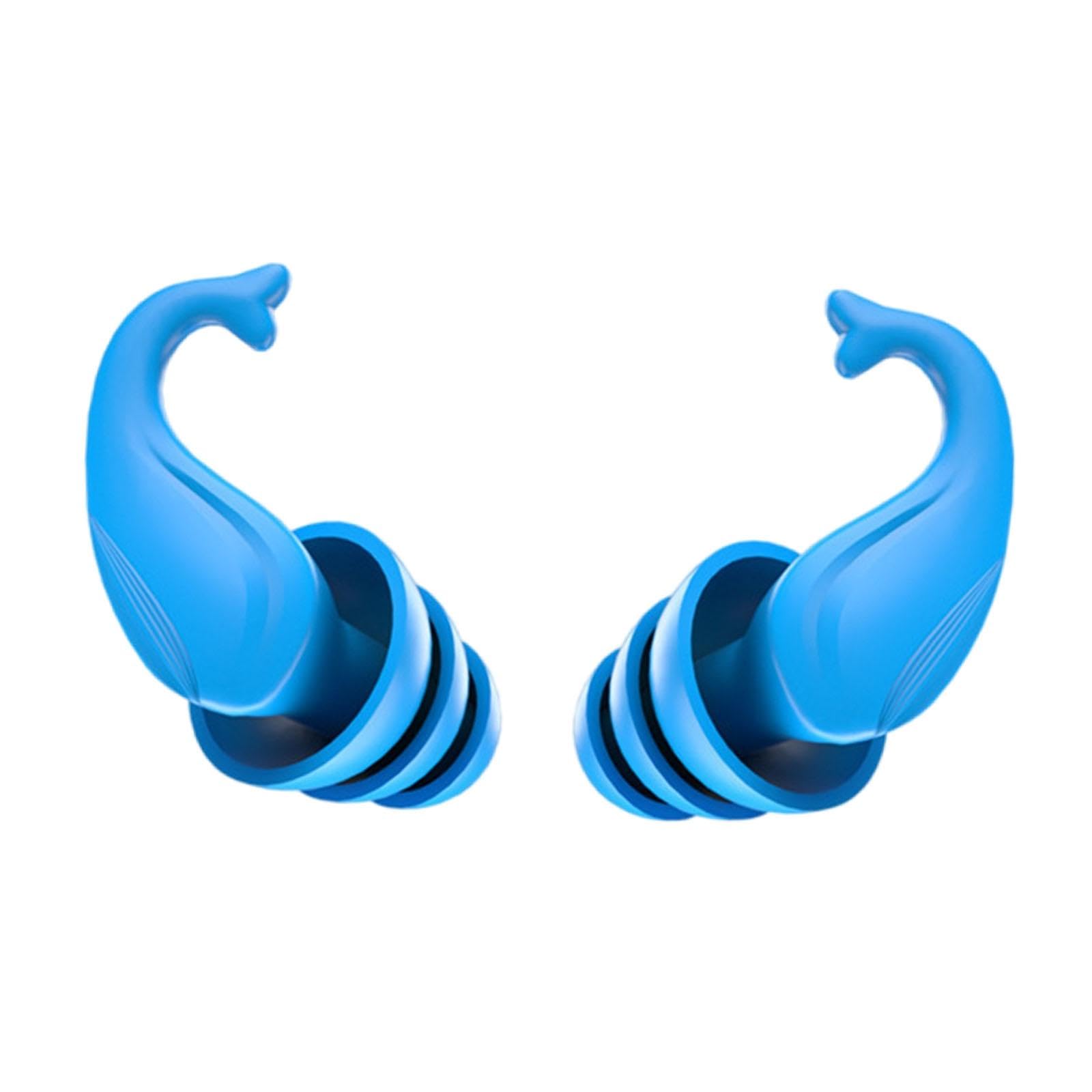 HEAVENGLOW Waterproof Swimming Ear Plugs Noise Cancelling for Traveling Working Surfing Blue|Health & Beauty|Health Care|Ear Care|Ear Plugs|1 Pair of Ear Plugs-image-0