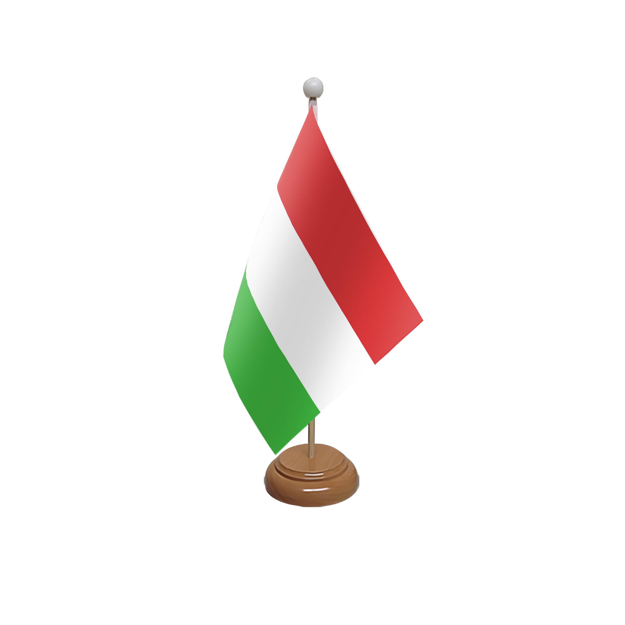 Flagtex Hungary Wooden Table Flag With Wooden Base — image 1