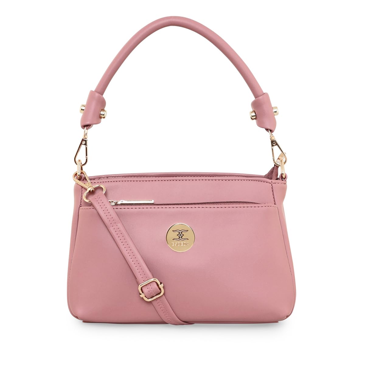 ESBEDA Peach Color Medium Puller Solid Slingbag For Women (B0CMD6BC1R) Amazon Price History, Amazon Price Tracker