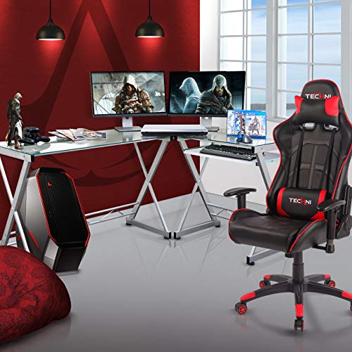 Buy Techni Sport Gaming Desk Collection LShaped Gaming Desk, Black