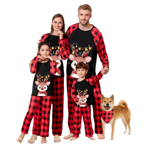 Umeyda Matching Pajamas Sets - Christmas Family Pjs