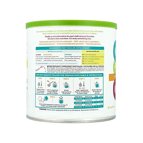 2-Pack-Else-Plant-Based-Complete-Nutrition-Formula-for-Toddlers-12-mo-22-Oz-Dairy-Free-Soy-Free-Corn-Syrup-Free-Gluten-Free-Non-GMO-All-Natural-Vitamins-and-Minerals-for-Vegan-Organic (2-Pack) Else Plant-Based Complete Nutrition Drink for Toddlers, 22 Oz., Dairy-Free, Soy-Free, Corn-Syrup Free, Gluten-Free, Non-GMO, Whole plants Ingredients, Vitamins and Minerals for 12 mo.+, Vegan, Organic