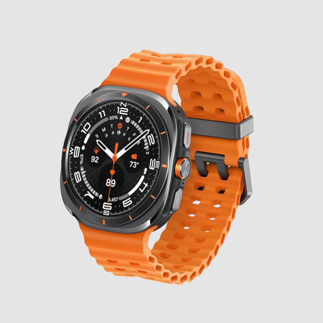 Samsung Galaxy Watch Ultra (2025) 47 mm Titanium Casing – Gray – Rugged & Reliable, Dual‑Band GPS, 100‑Hour Battery, Running Coach & Energy Score [US