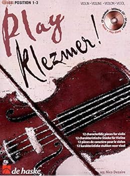 Paperback Play Klezmer! Violin: 12 Characteristic Pieces for Violin (De Haske Play-Along Book) Book