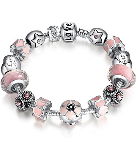 FLORAY Bracciale per le ragazze, placcato in