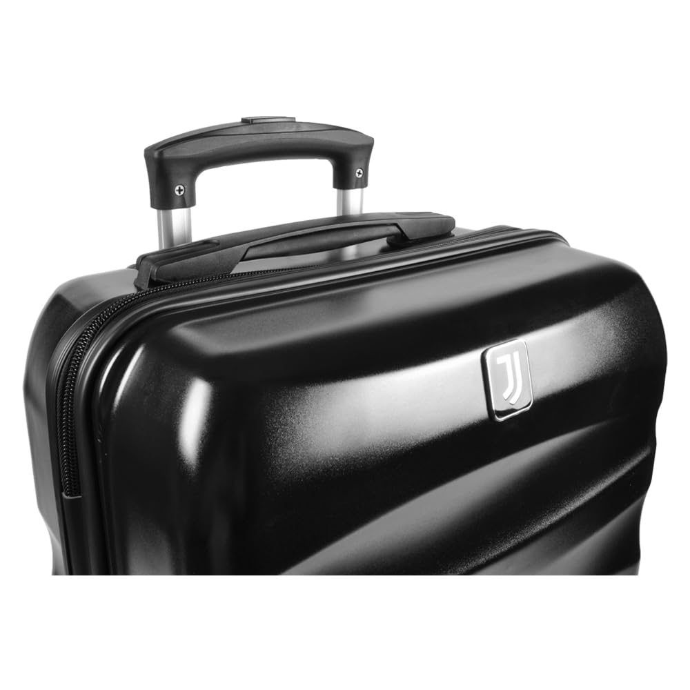 Juventus 133230 Juve, Bagaglio A Mano Unisex Adulto, Nero, 34x22x55 cm